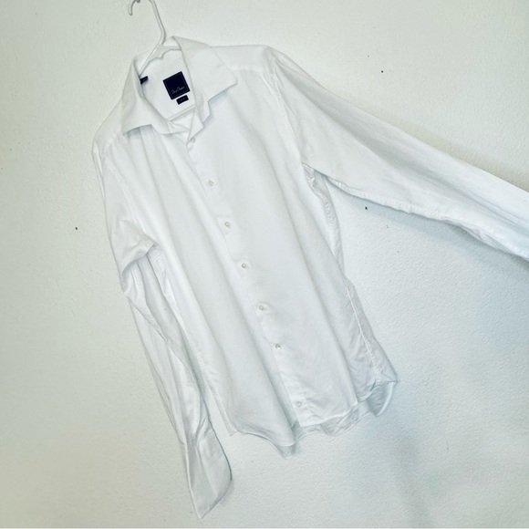 David Donahue - White Non-Iron Dress Shirt - Picture 9 of 10